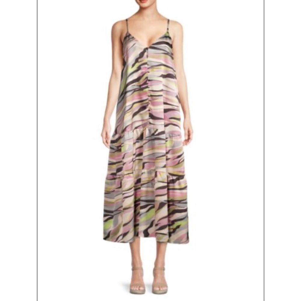 Ted Baker Womens Warrenn dusky pink midi sleeveless dress, sz 2 (US 4/6) NWT
